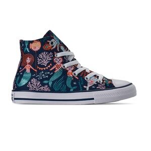 Girls Chuck Taylor All Star Underwater Party High Top Casual Sneakers Size 3
